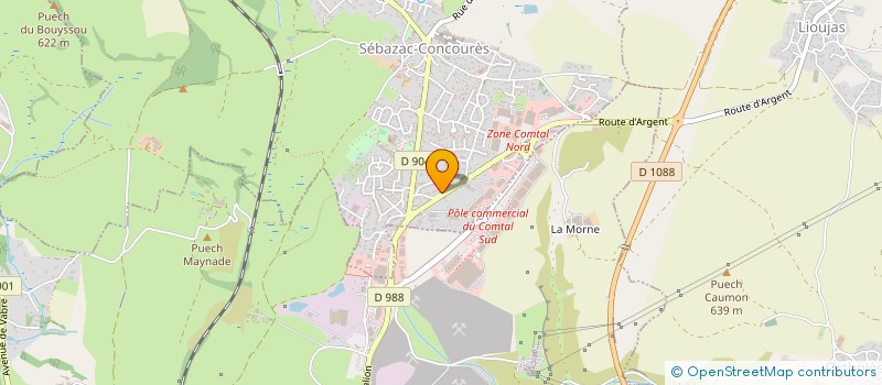 localisation de l'entreprise MADAME FRANCOISE MOINGT à LA LOUBIERE