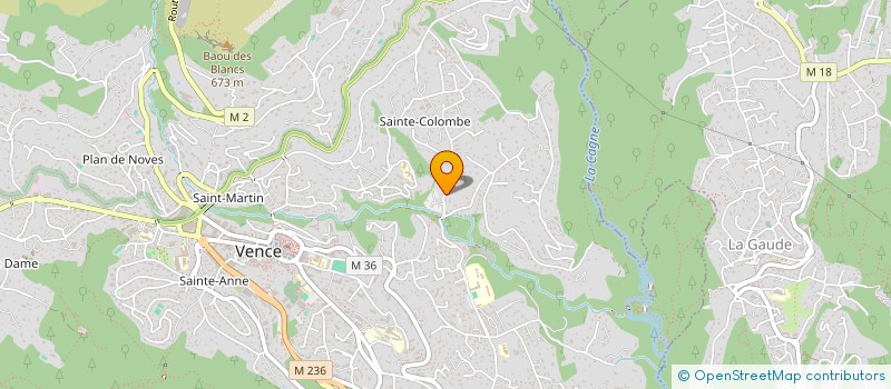 localisation de l'entreprise MADAME FRANCOISE MOLINA  VENCE