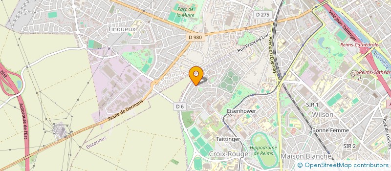 localisation de l'entreprise MADAME FRANCOISE MONDON  REIMS