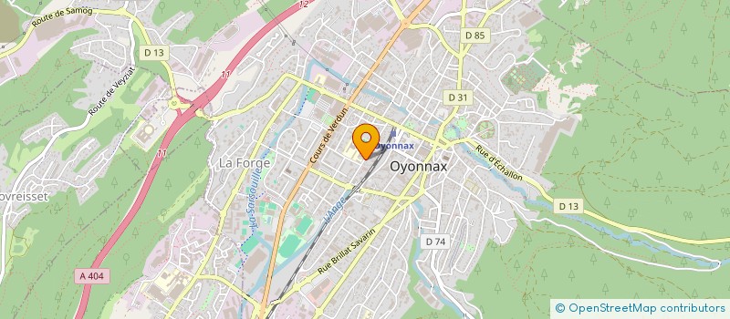 localisation de l'entreprise MADAME FRANCOISE MONNET à OYONNAX