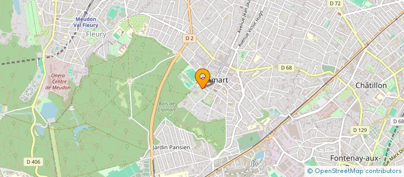 localisation de l'entreprise MADAME FRANCOISE MONTERO à CLAMART