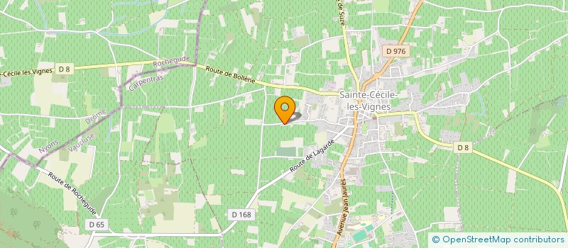 localisation de l'entreprise MADAME FRANCOISE MONTY  SAINTE-CECILE-LES-VIGNES