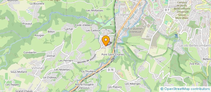 localisation de l'entreprise MADAME FRANCOISE MOREL  COGNIN