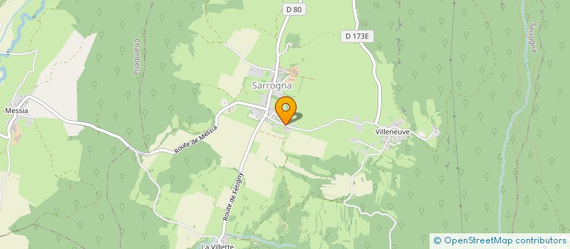 localisation de l'entreprise MADAME FRANCOISE MOREL  SARROGNA