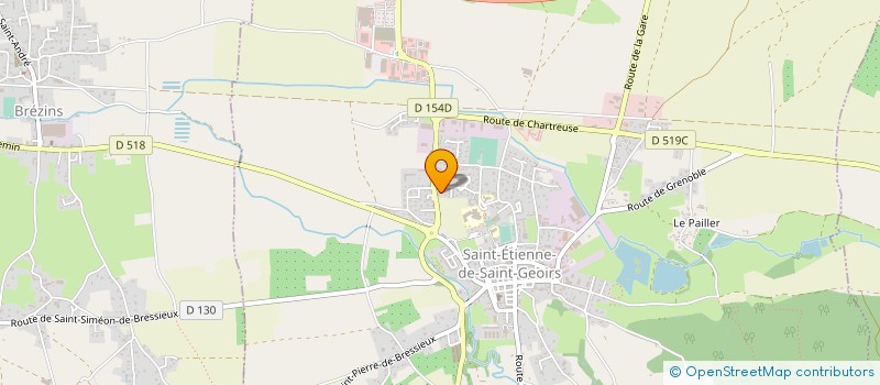 localisation de l'entreprise MADAME FRANCOISE MORENON à SAINT-ETIENNE-DE-SAINT-GEOIRS