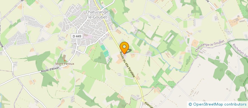 localisation de l'entreprise MADAME FRANCOISE MOREON  CHATUZANGE-LE-GOUBET