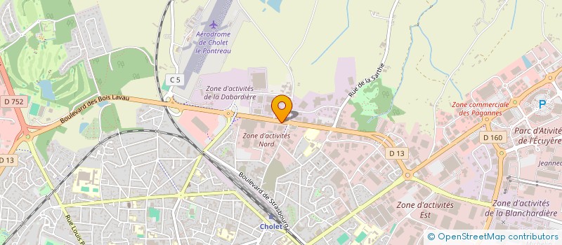 localisation de l'entreprise MADAME FRANCOISE MORILLE à CHOLET