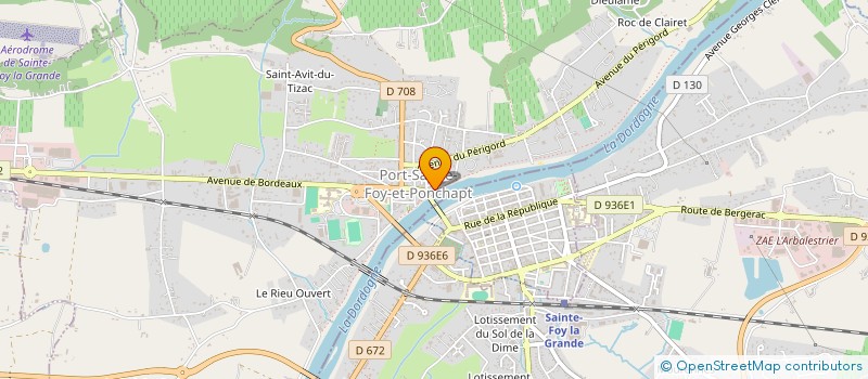 localisation de l'entreprise MADAME FRANCOISE MORISSET  PORT-SAINTE-FOY-ET-PONCHAPT