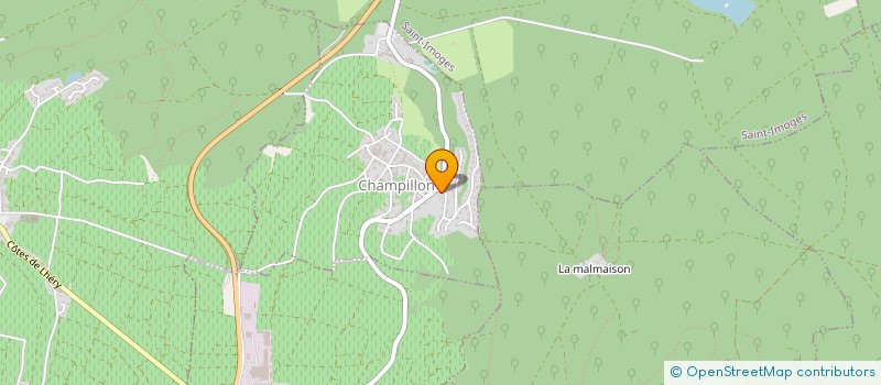 localisation de l'entreprise MADAME FRANCOISE MORNA  CHAMPILLON