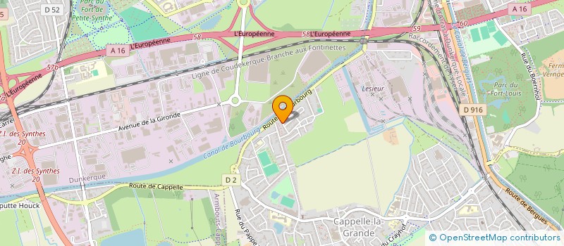 localisation de l'entreprise MADAME FRANCOISE MORREEL  CAPPELLE-LA-GRANDE