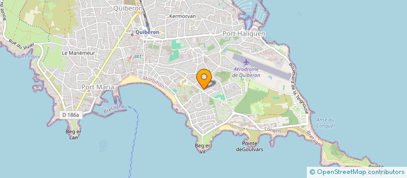 localisation de l'entreprise MADAME FRANCOISE MORVANT à QUIBERON