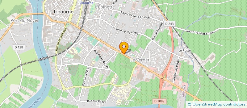 localisation de l'entreprise MADAME FRANCOISE MOULIE à LIBOURNE