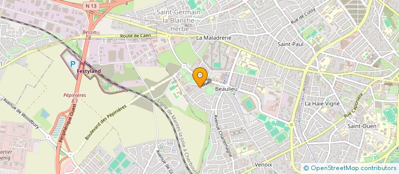 localisation de l'entreprise MADAME FRANCOISE MOULINET à CAEN