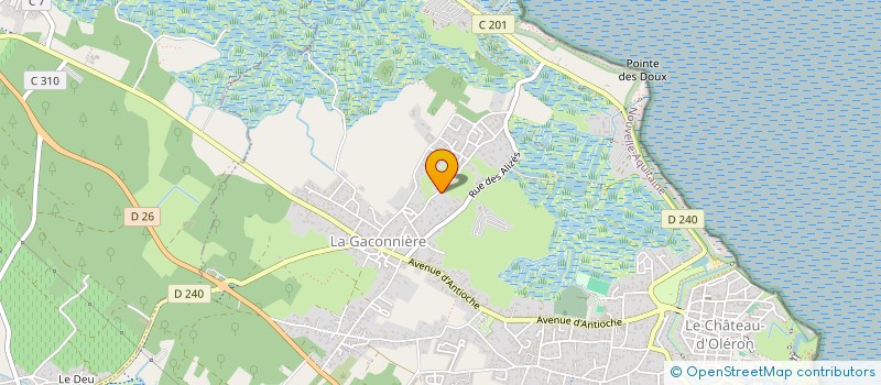 localisation de l'entreprise MADAME FRANCOISE MOUNIER  LE CHATEAU-D'OLERON