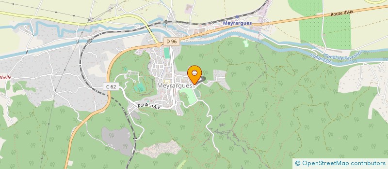 localisation de l'entreprise MADAME FRANCOISE MOURIN  MEYRARGUES