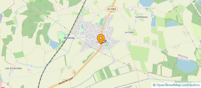 localisation de l'entreprise MADAME FRANCOISE MOURY  MIONNAY