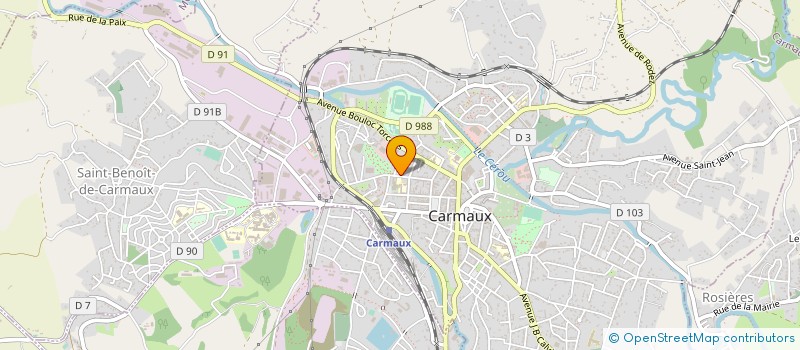 localisation de l'entreprise MADAME FRANCOISE MOUYSSET  CARMAUX