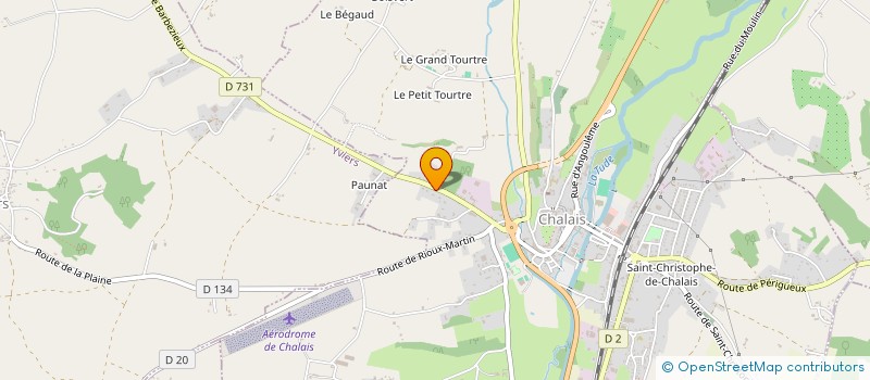 localisation de l'entreprise MADAME FRANCOISE NANOT à CHALAIS