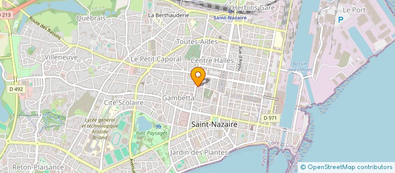 localisation de l'entreprise MADAME FRANCOISE NAUD à SAINT-NAZAIRE