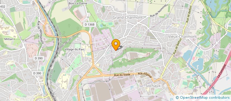 localisation de l'entreprise MADAME FRANCOISE NAVIET  GRAND-CHARMONT