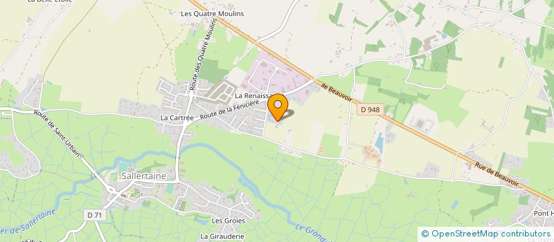 localisation de l'entreprise MADAME FRANCOISE NEAU à SALLERTAINE