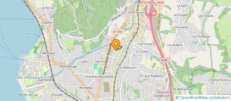 localisation de l'entreprise MADAME FRANCOISE NERRINCK  AIX-LES-BAINS