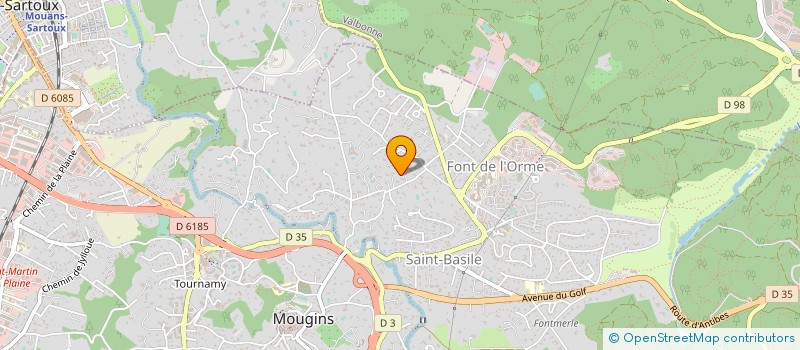 localisation de l'entreprise MADAME FRANCOISE NICOD à MOUGINS