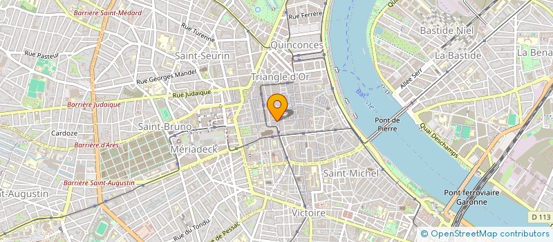 localisation de l'entreprise MADAME FRANCOISE NICOLLEAU  BORDEAUX