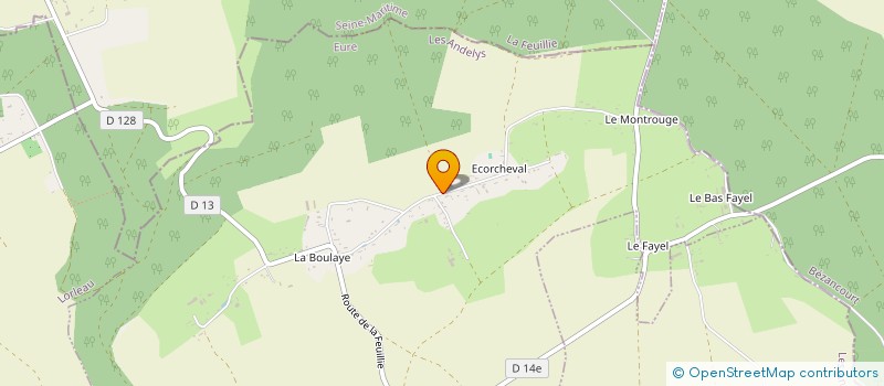 localisation de l'entreprise MADAME FRANCOISE NIGRON  FLEURY-LA-FORET