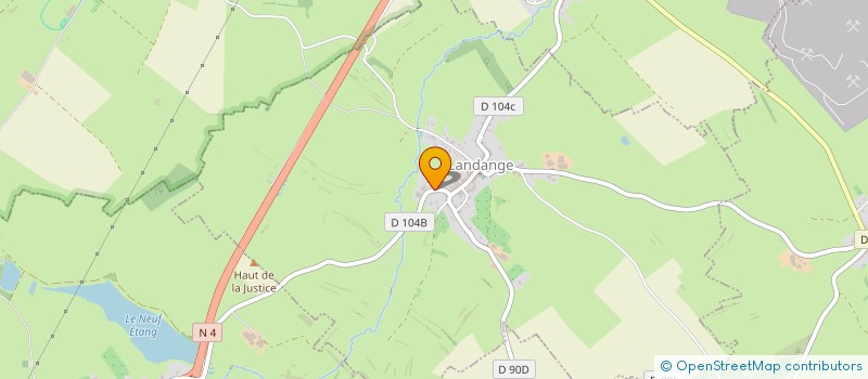 localisation de l'entreprise MADAME FRANCOISE NISS  LANDANGE