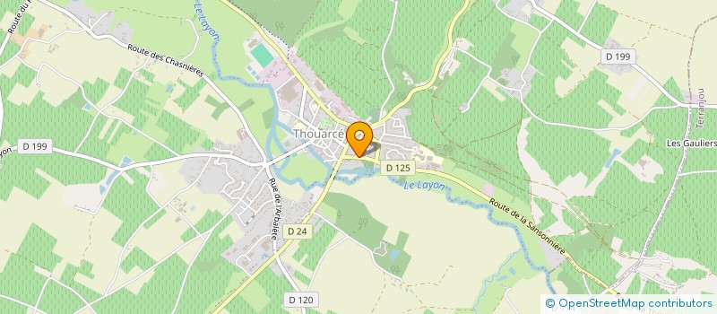 localisation de l'entreprise MADAME FRANCOISE NIVELLEAU  TERRANJOU