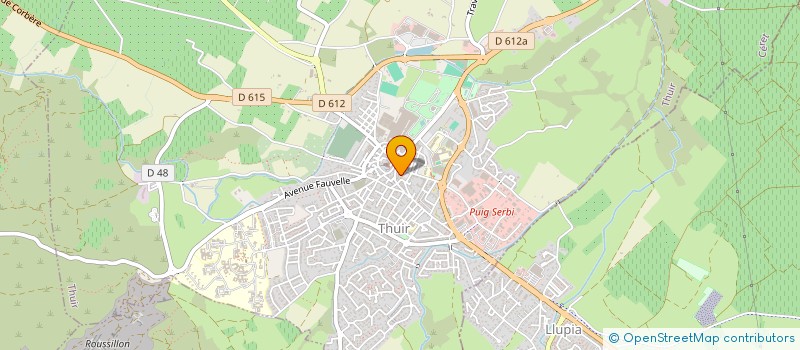 localisation de l'entreprise MADAME FRANCOISE NOGUES  THUIR