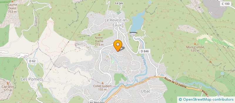 localisation de l'entreprise MADAME FRANCOISE NOURRIT à LE REVEST-LES-EAUX