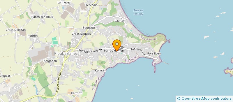 localisation de l'entreprise MADAME FRANCOISE OLIVO  PLOUBAZLANEC