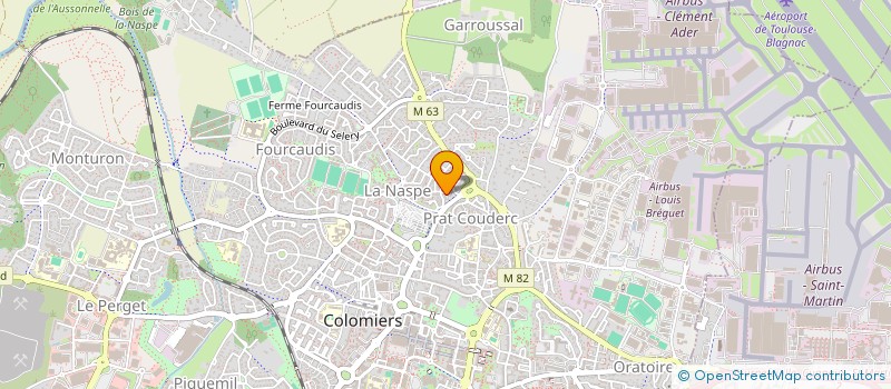 localisation de l'entreprise MADAME FRANCOISE OLIVRY à COLOMIERS