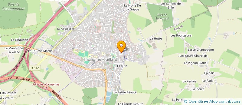 localisation de l'entreprise MADAME FRANCOISE OLLIVAUX  THORIGNE-FOUILLARD