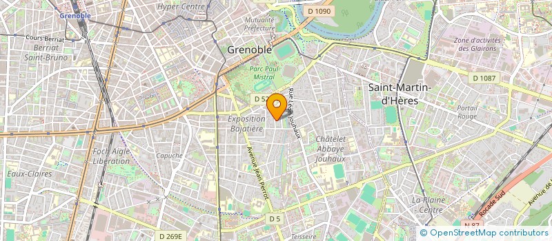 localisation de l'entreprise MADAME FRANCOISE ORIOL  GRENOBLE