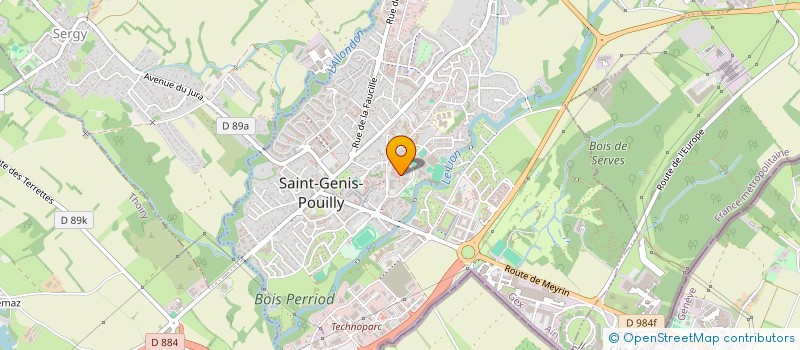 localisation de l'entreprise MADAME FRANCOISE OZANNE à SAINT-GENIS-POUILLY