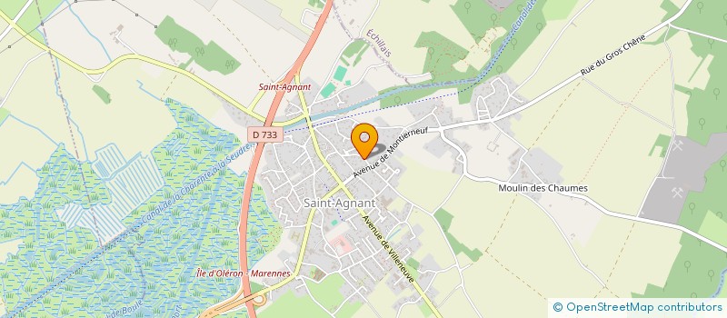 localisation de l'entreprise MADAME FRANCOISE PACAUD à SAINT-AGNANT