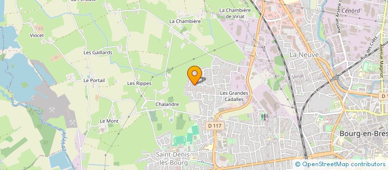 localisation de l'entreprise MADAME FRANCOISE PACORET à SAINT-DENIS-LES-BOURG