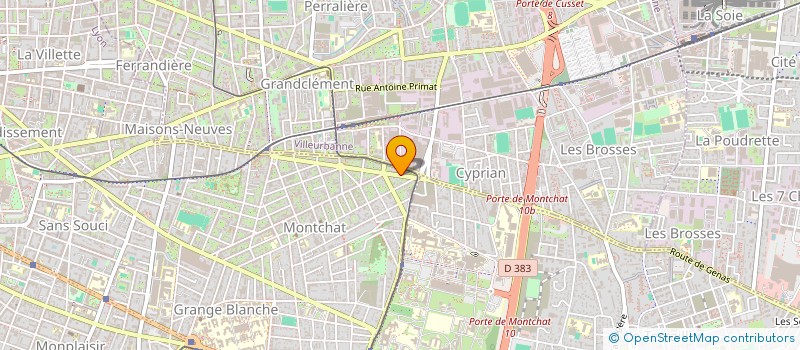 localisation de l'entreprise MADAME FRANCOISE PAGE  LYON