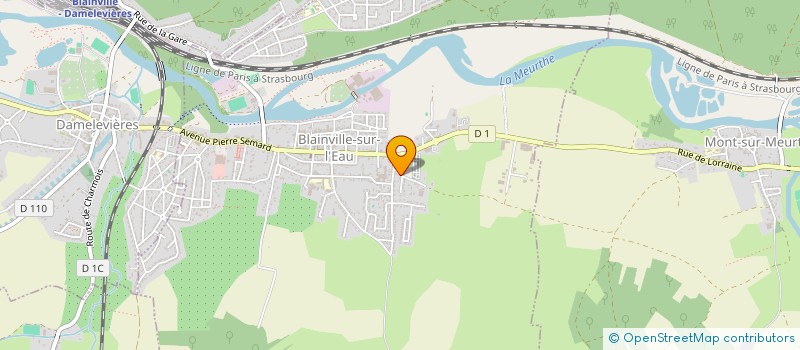 localisation de l'entreprise MADAME FRANCOISE PAGEAUD  BLAINVILLE-SUR-L'EAU