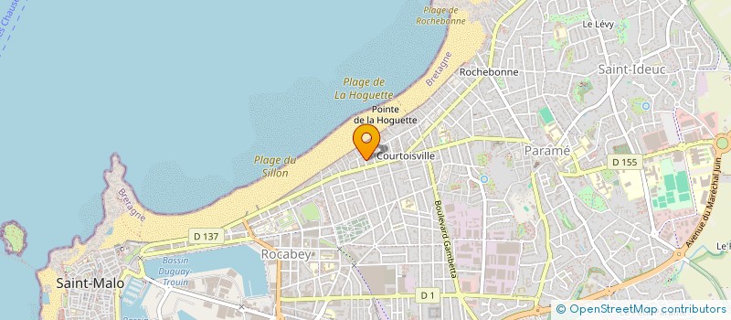 localisation de l'entreprise MADAME FRANCOISE PAILLARD  SAINT-MALO