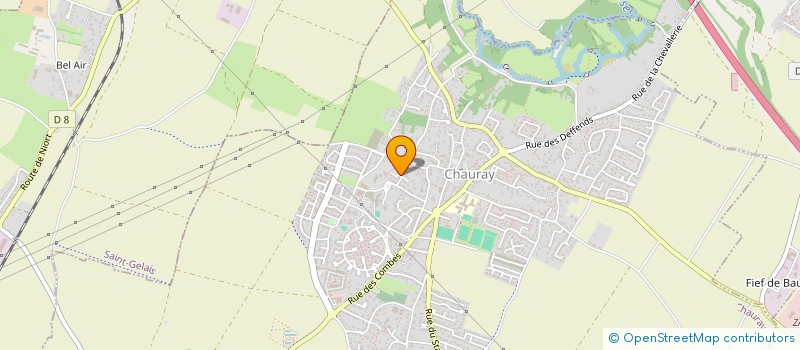 localisation de l'entreprise MADAME FRANCOISE PAILLOUX  CHAURAY