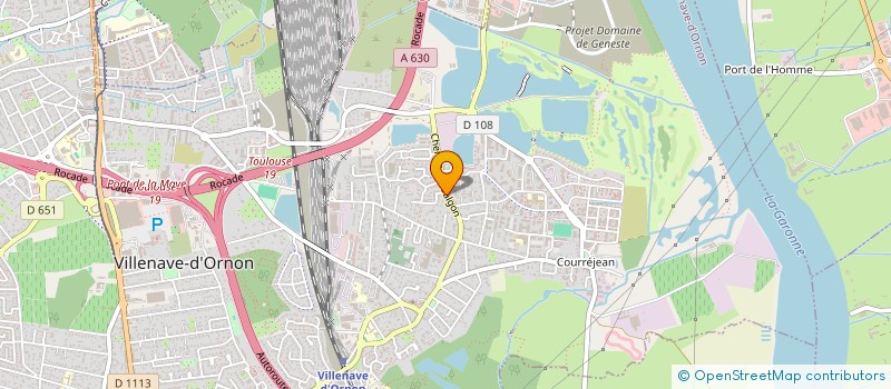localisation de l'entreprise MADAME FRANCOISE PALAZO  VILLENAVE-D'ORNON