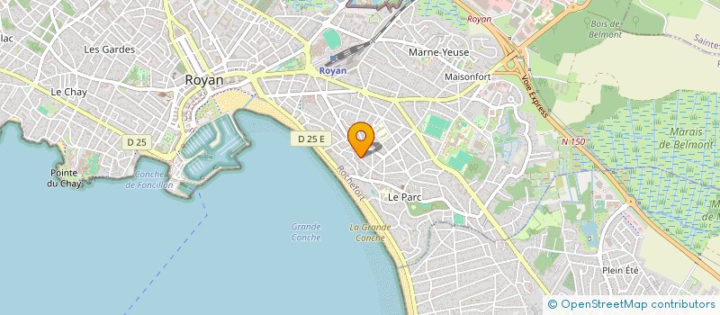 localisation de l'entreprise MADAME FRANCOISE PANIS  ROYAN