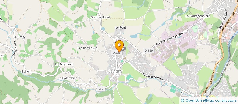 localisation de l'entreprise MADAME FRANCOISE PAPOT-LIBERAL à SAVIGNY