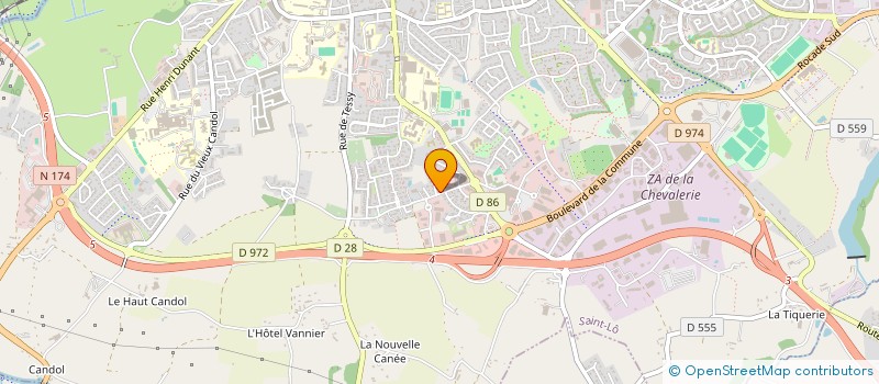 localisation de l'entreprise MADAME FRANCOISE PARIS  SAINT-LO