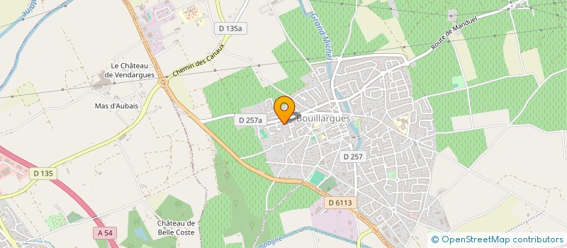 localisation de l'entreprise MADAME FRANCOISE PASINI  BOUILLARGUES