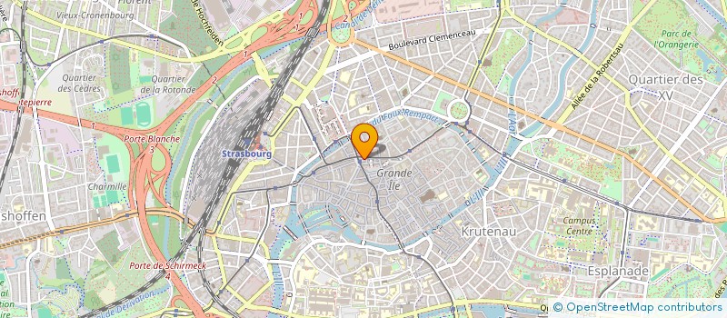 localisation de l'entreprise MADAME FRANCOISE PASQUALIN  STRASBOURG